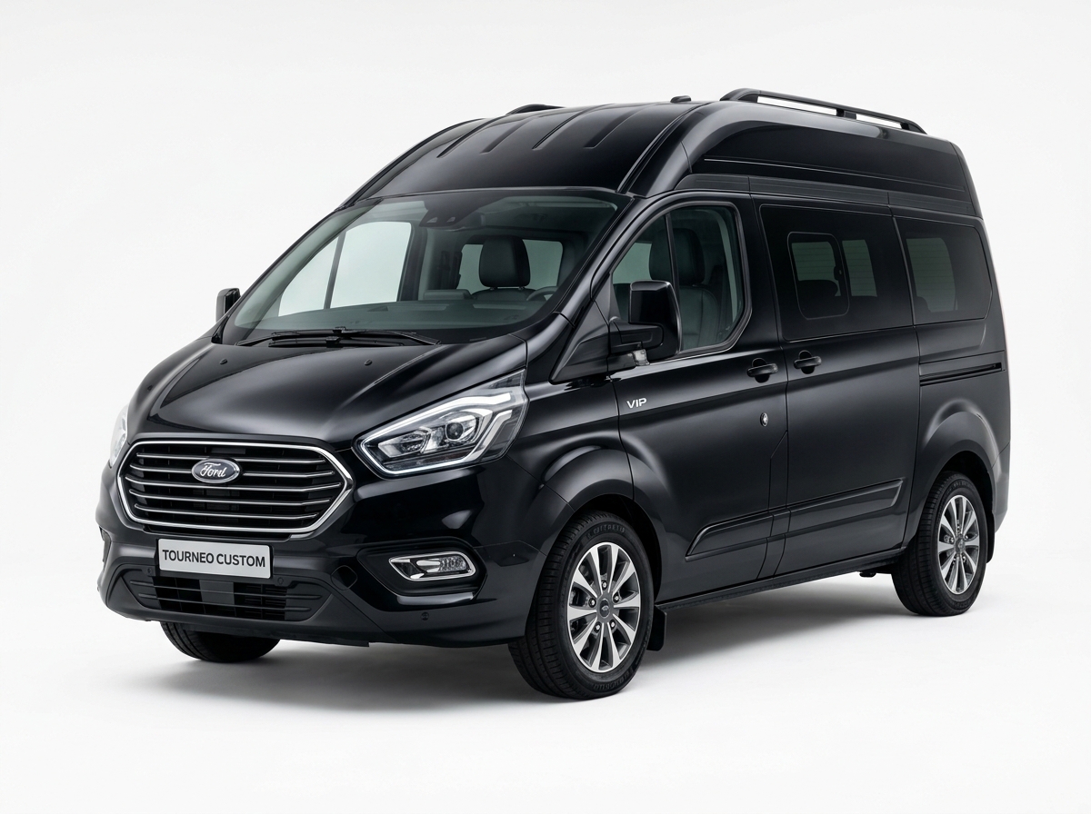 KKTC Kıbrıs Araç Kiralama - Ford Tourneo Custom VIP (Ercan Havalimanı & Girne Teslimat)